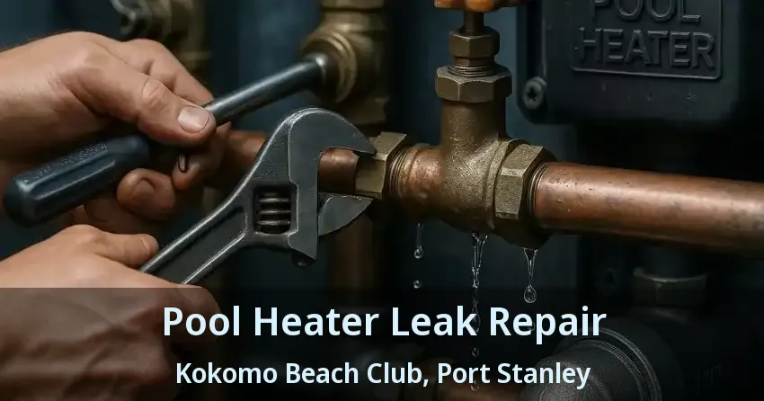 Pool Heater Leak Repair Kokomo Beach Club, Port Stanley - ON